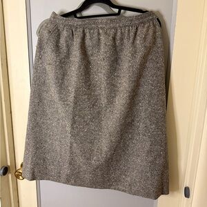 Pendleton A-Line Skirt in Soft Gray